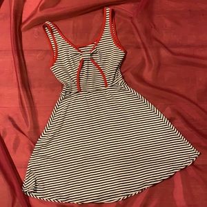 Stretchy Striped Mini Dress
